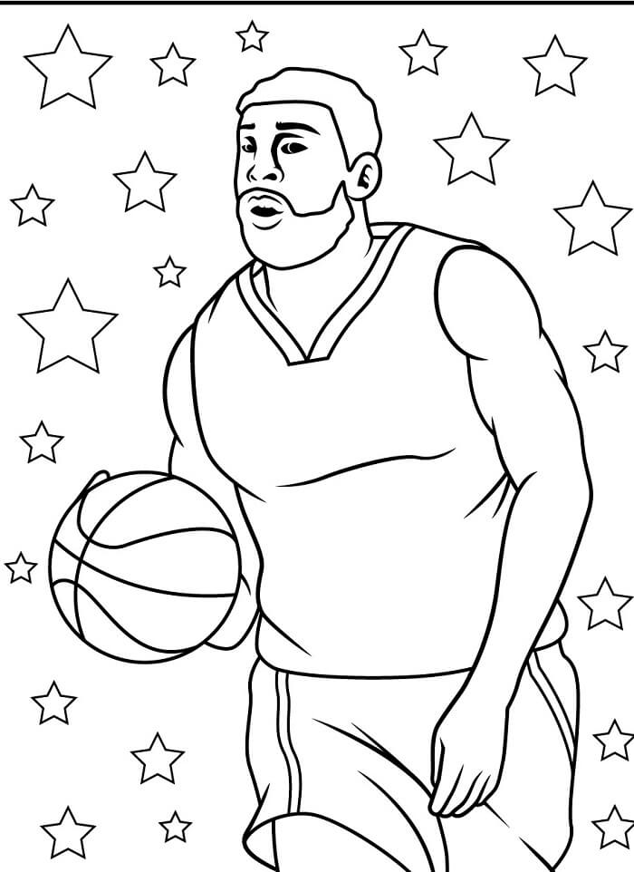 Basketball Druckbares Für Kinder ausmalbilder