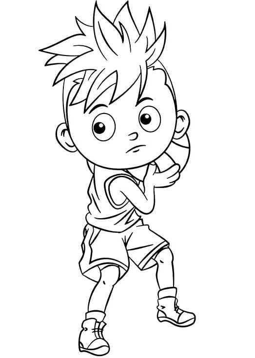 Basketball Für 1-Jährige Kinder ausmalbilder