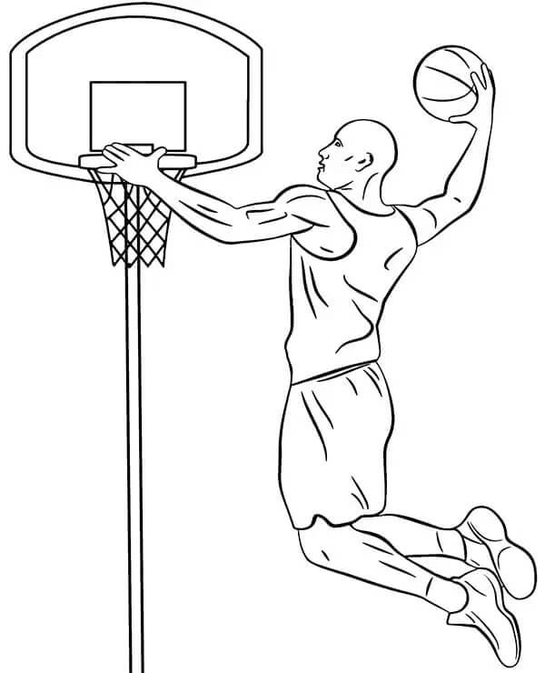 Basketball Zum Drucken Gratis ausmalbilder