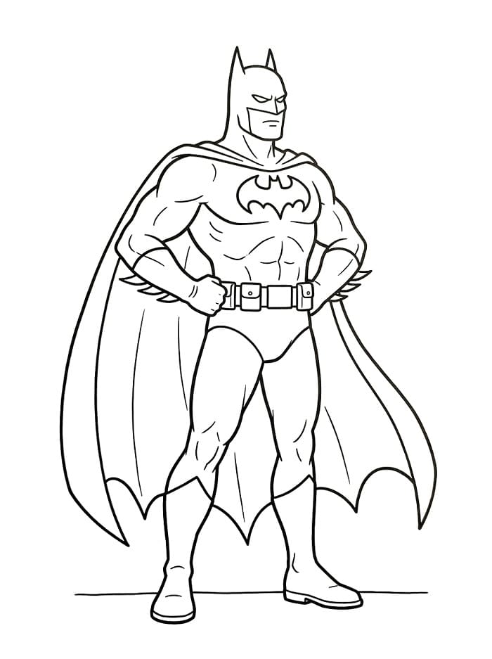 Batman Superheld ausmalbilder