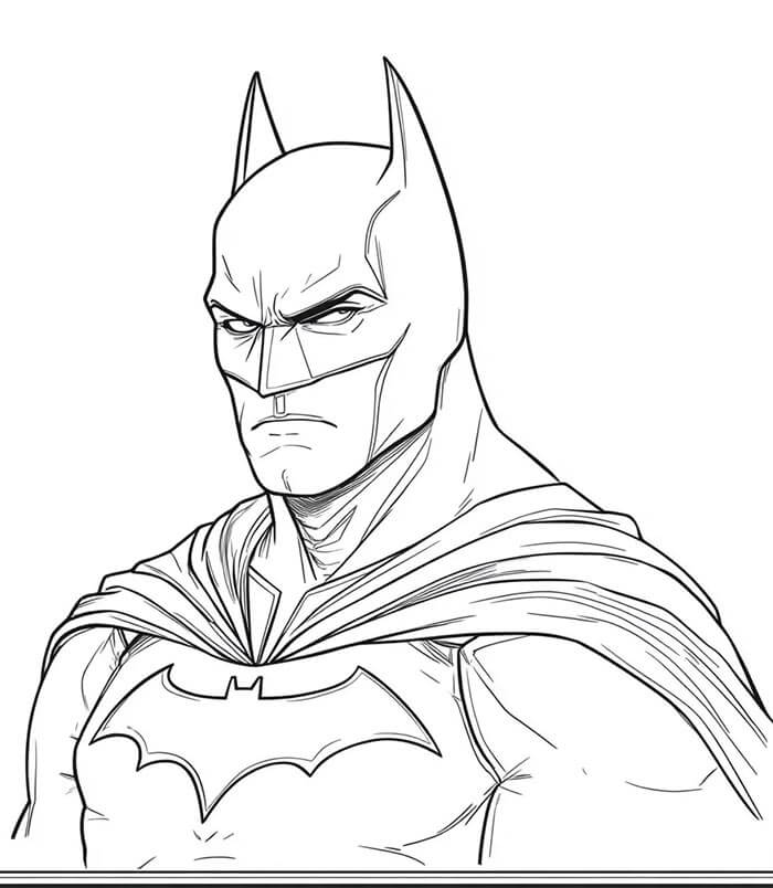 Batman für 3-jährige Kinder ausmalbilder