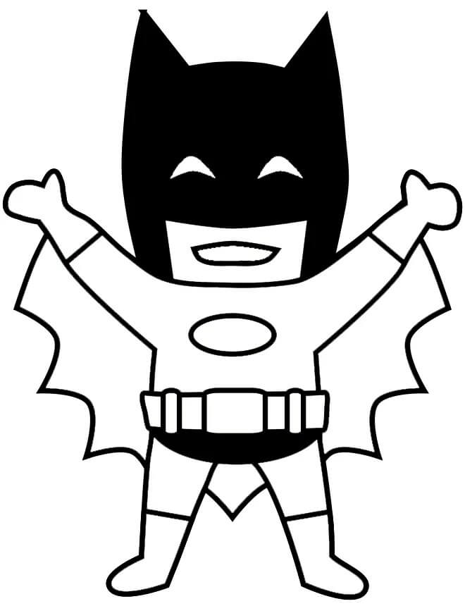Batman für 4-jährige Kinder ausmalbilder
