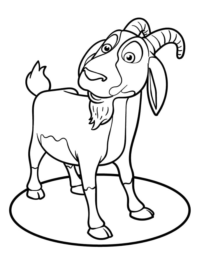 Bauernhof Ziege ausmalbilder