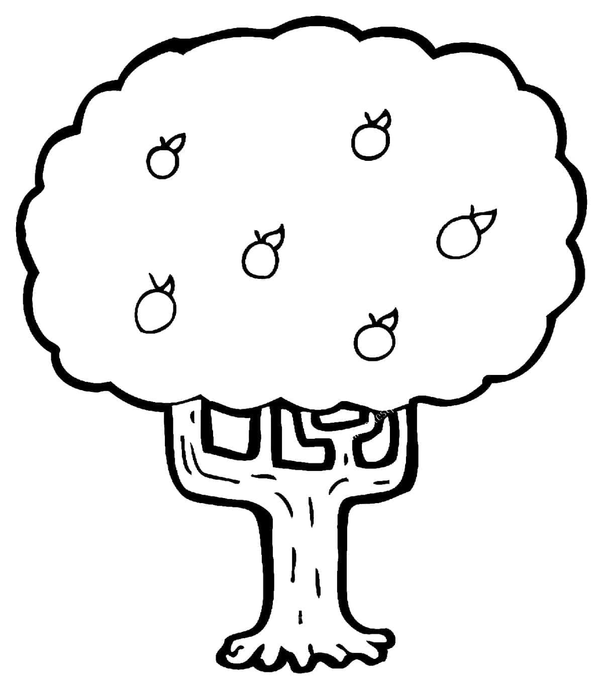 Baum Bild ausmalbilder