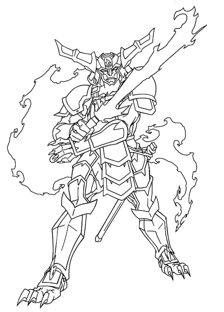 Beyblade Bild zum Drucken ausmalbilder