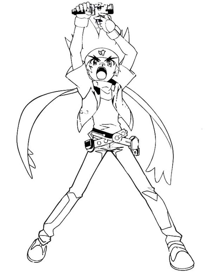 Beyblade Malvorlage für Kinder ausmalbilder