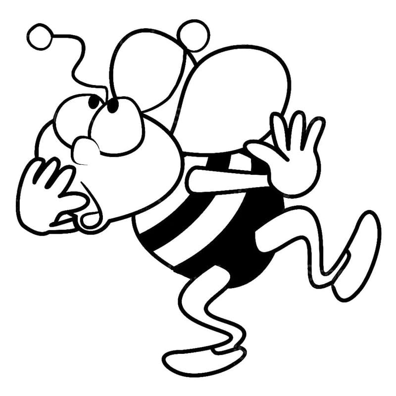 Biene Kostenlos Für Kinder ausmalbilder