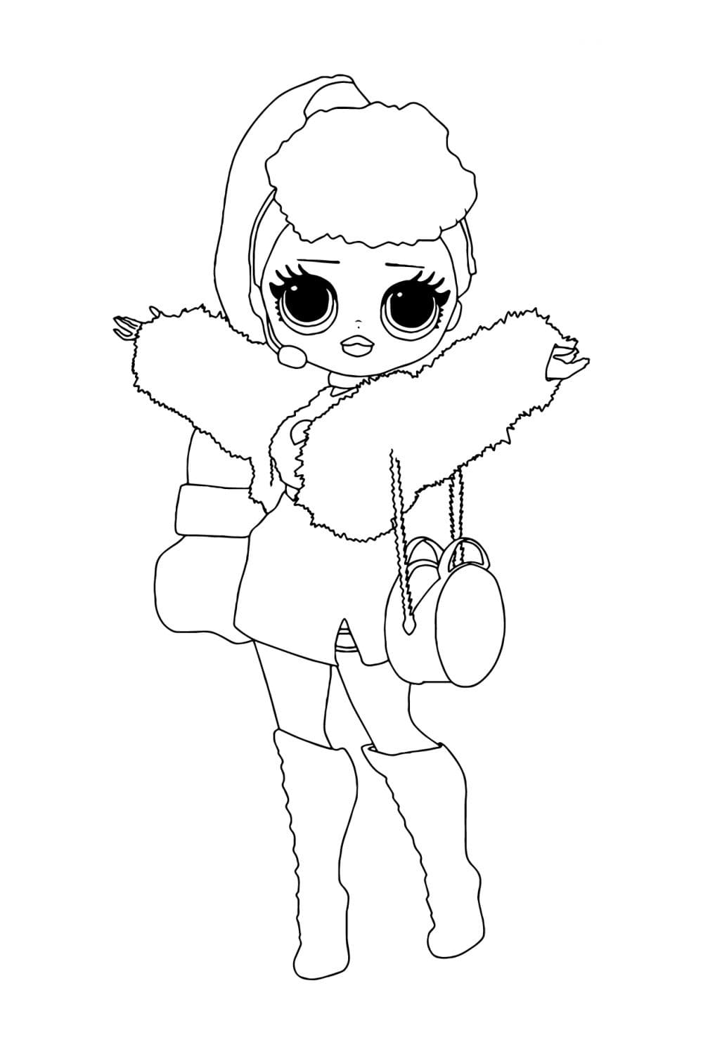 Big Sister Lady Diva di LOL OMG ausmalbilder