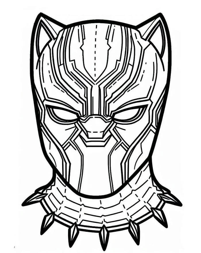 Black Panther für 1-jährige Kinder ausmalbilder