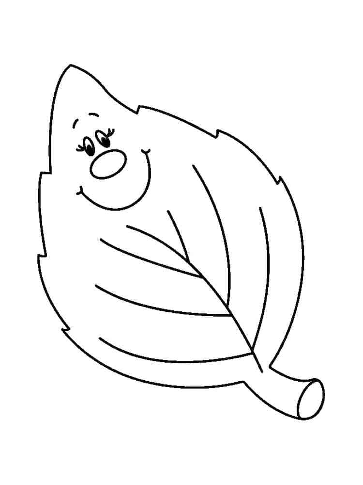 Blatt Bild ausmalbilder