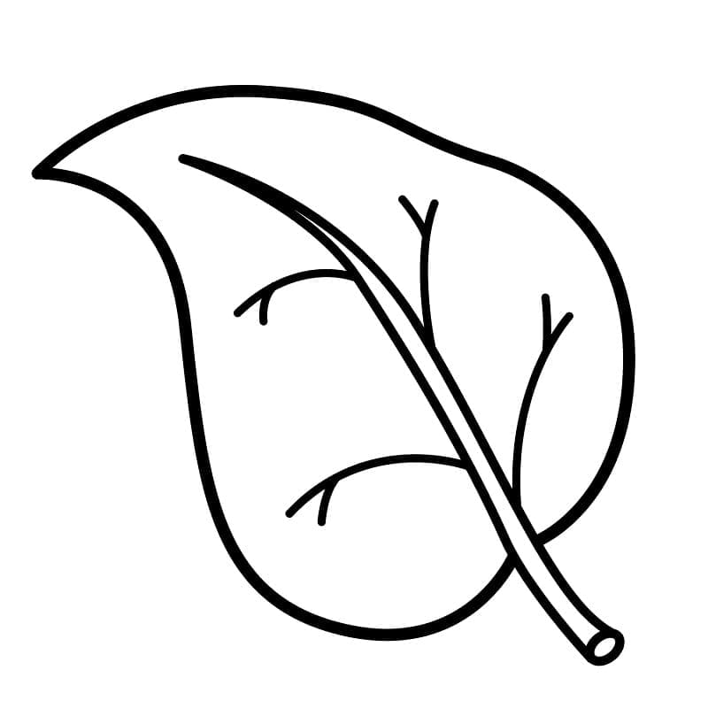 Blatt für Kinder ausmalbilder