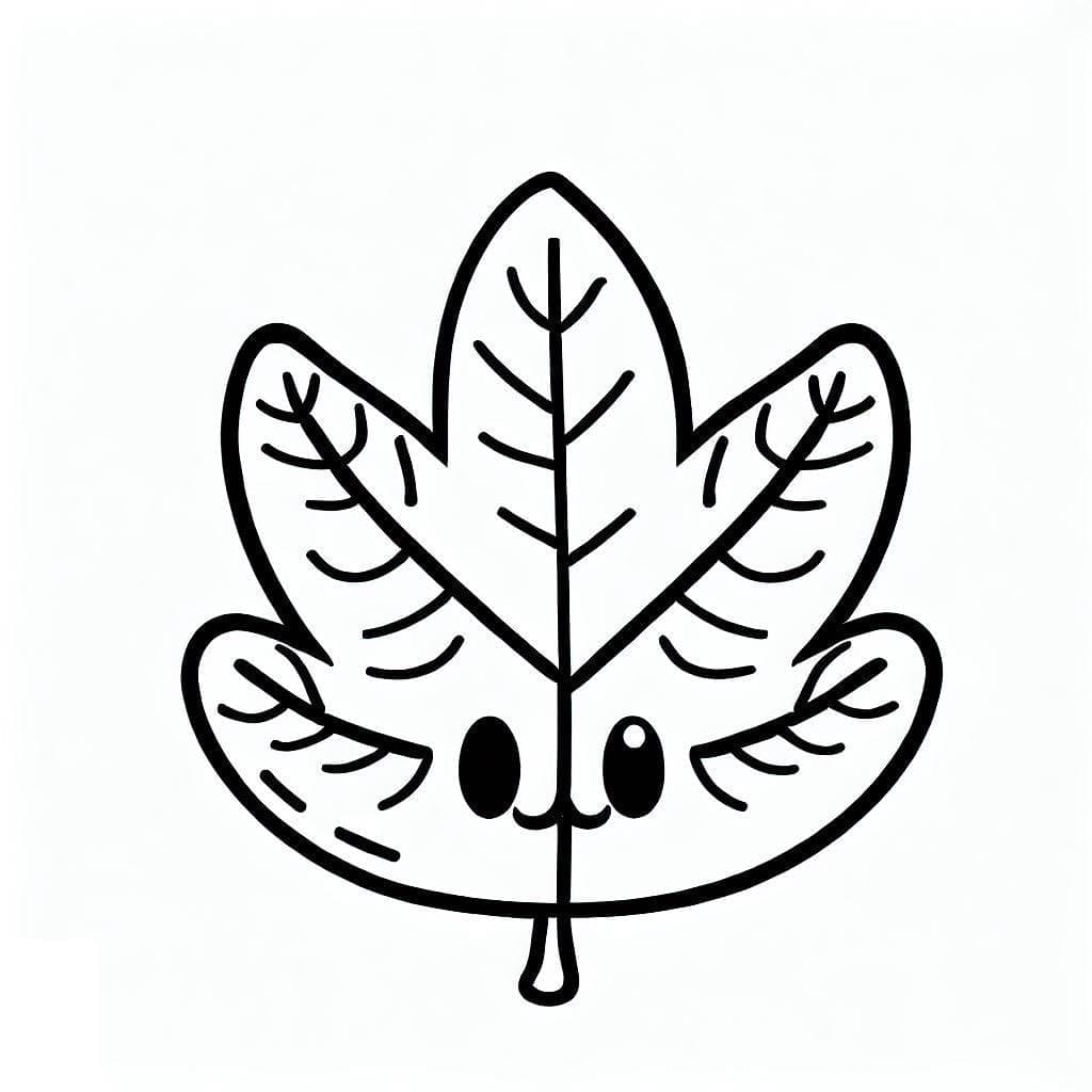 Blatt kostenlos ausmalbilder