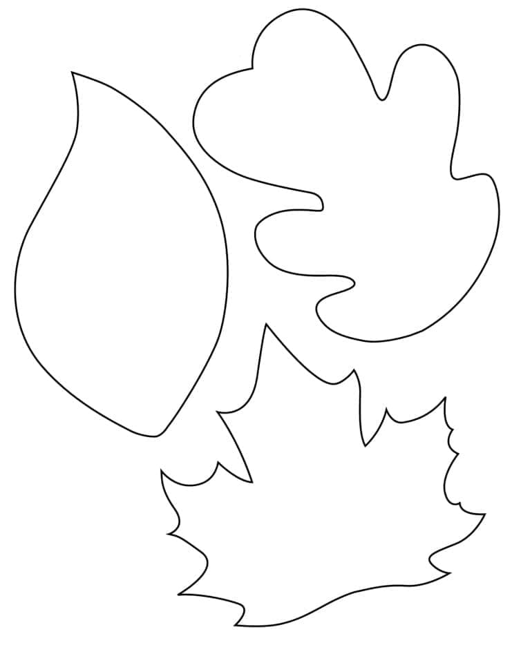 Blattbild gratis ausmalbilder