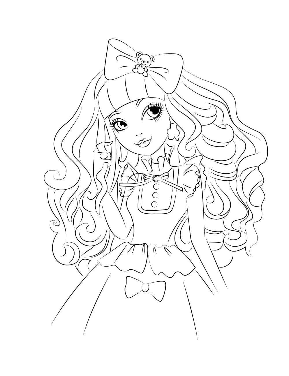 Blondie Lockes Ever After High ausmalbilder