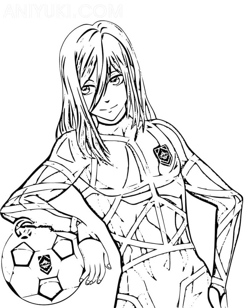 Blue Lock Anime ausmalbilder