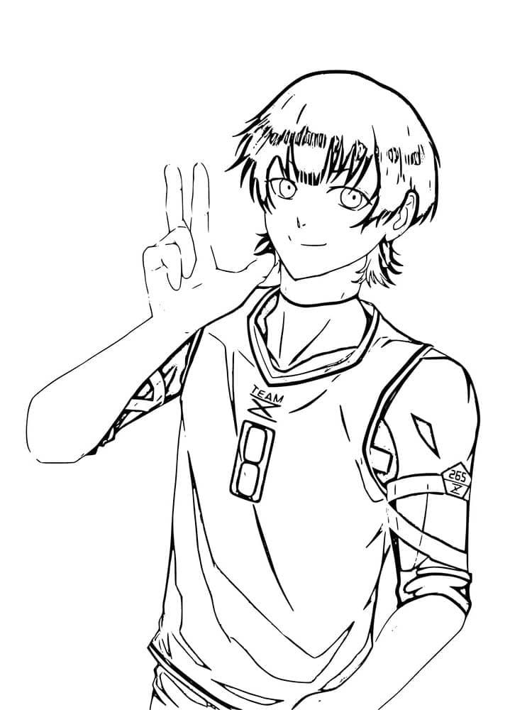 Blue Lock für Kinder ausmalbilder