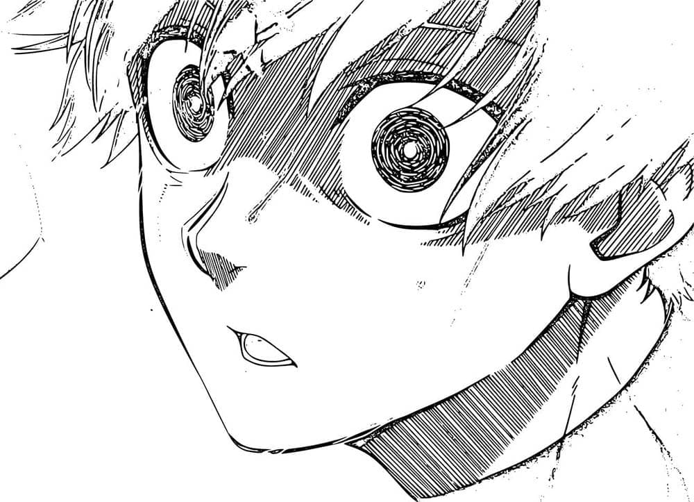 Blue Lock gratis druckbar ausmalbilder