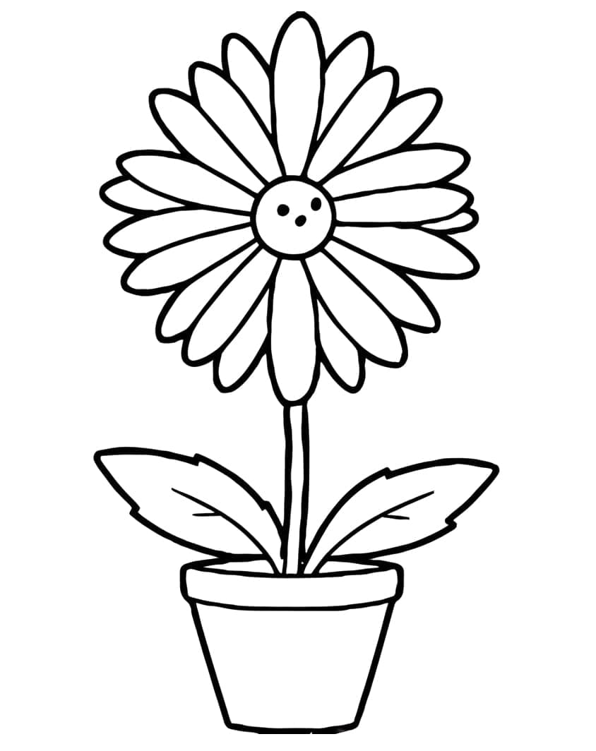 Blume ausdrucken ausmalbilder