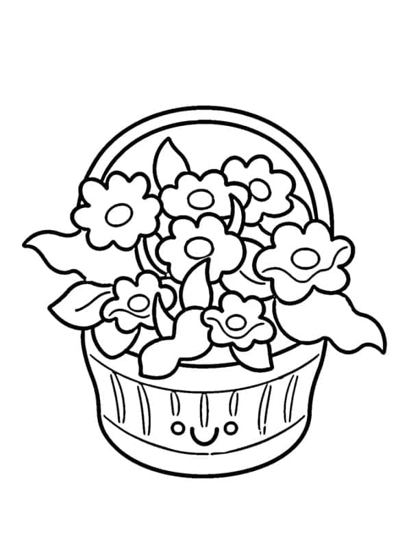 Blume für 2-jährige Kinder ausmalbilder