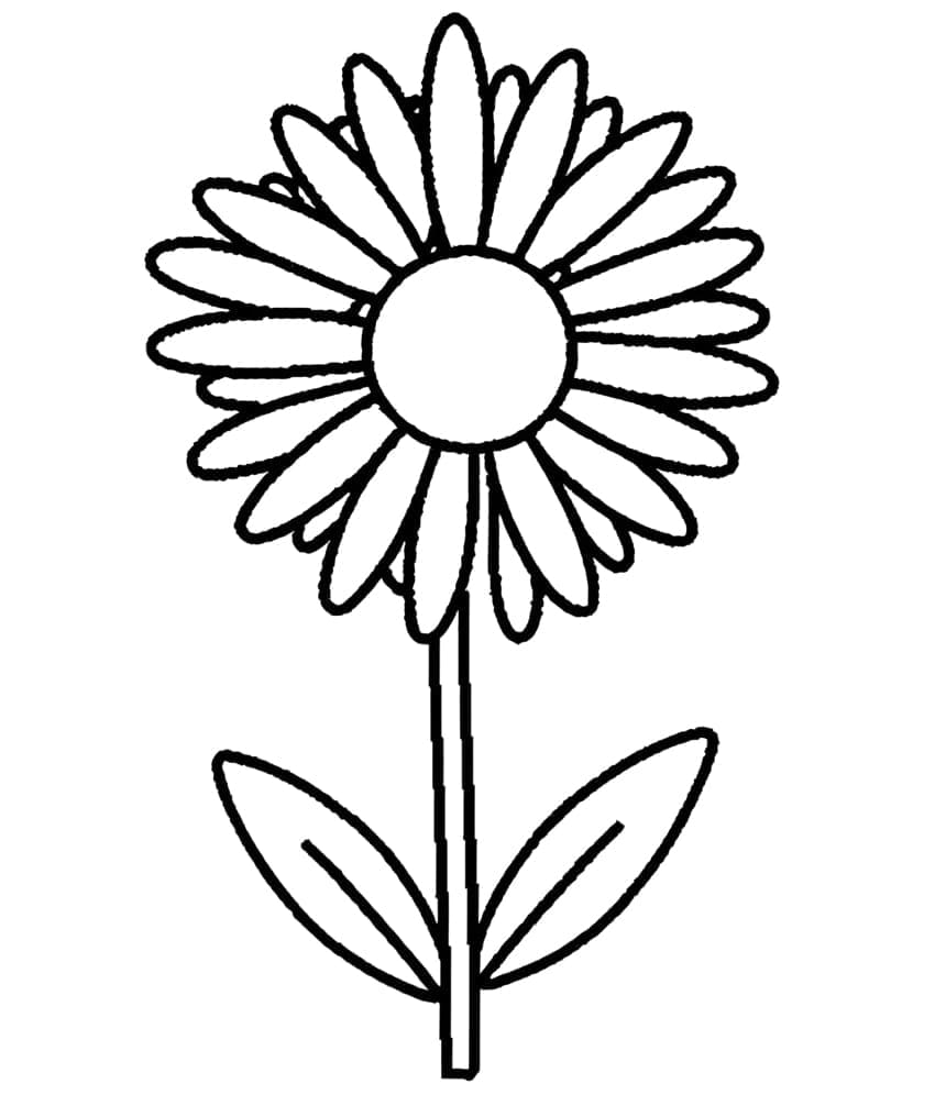 Blume für Kinder ausmalbilder