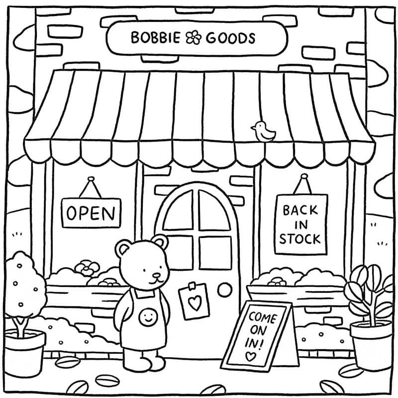 Bobbie Goods 2 ausmalbilder