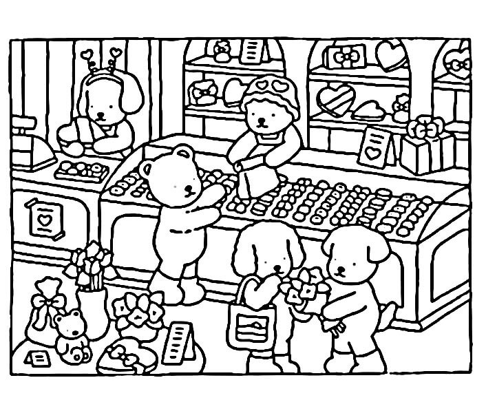 Bobbie Goods Druckbar Frei ausmalbilder