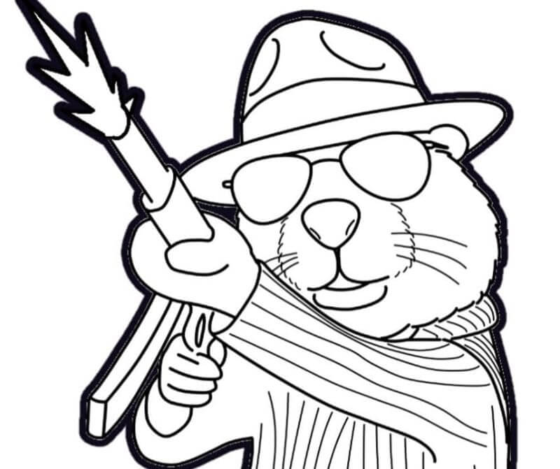 Bobrito Bandito Brainrot ausmalbilder