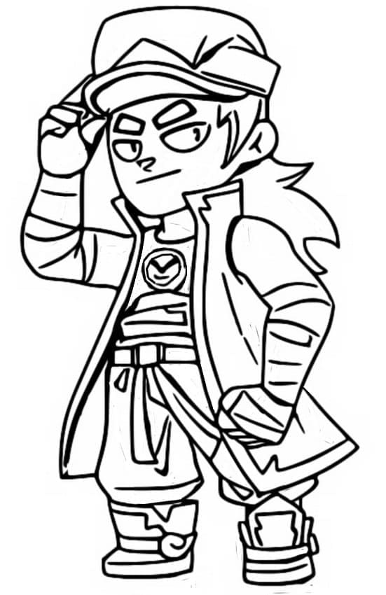 Brawl Stars Fang ausmalbilder