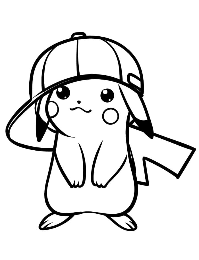 Cartoon Pikachu ausmalbilder