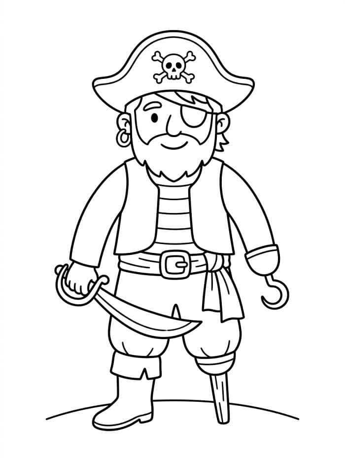 Piraten ausmalbilder