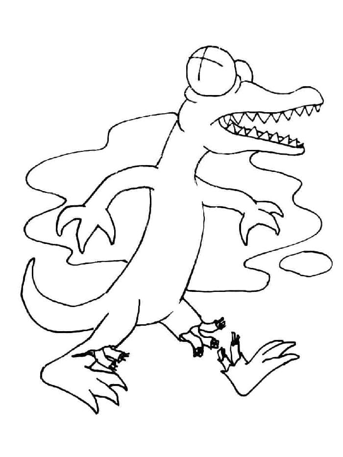 Cartoon Rainbow Friends ausmalbilder