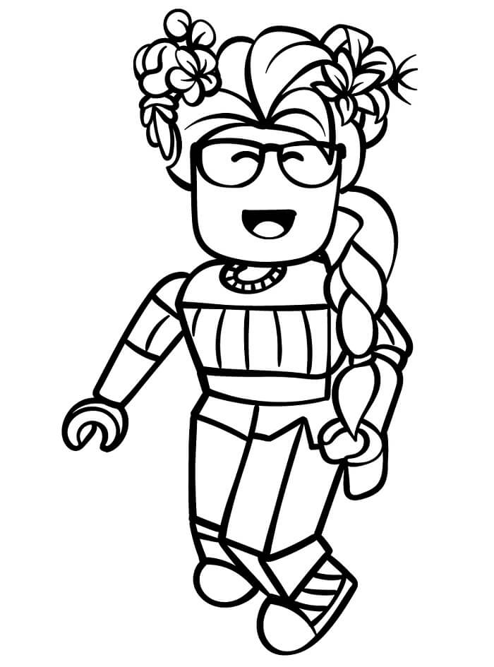Cartoon Roblox ausmalbilder