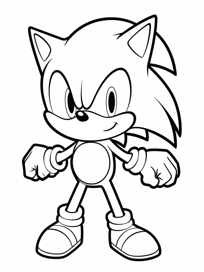 Cartoon Sonic ausmalbilder