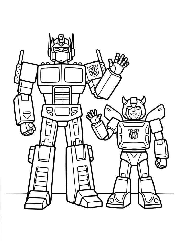Transformers ausmalbilder