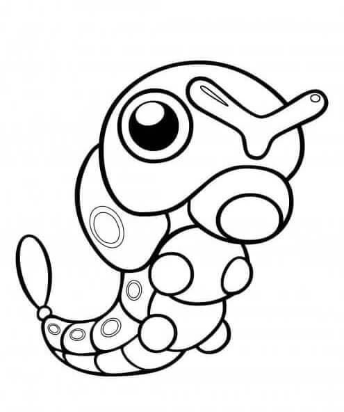 Caterpie Pokemon ausmalbilder