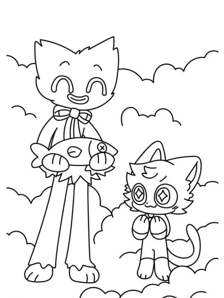 Catnap Für Kinder ausmalbilder