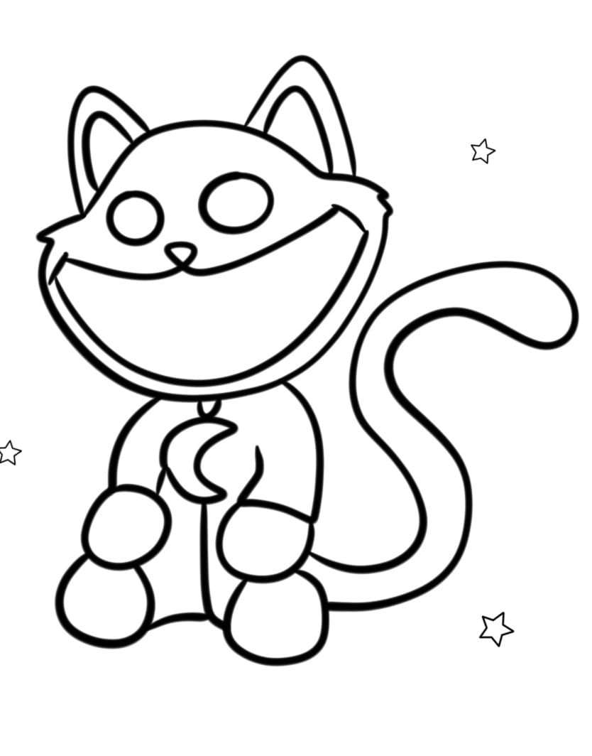 Catnap Smiling Critters ausmalbilder