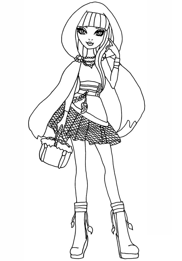 Cerise Hood di Ever After High ausmalbilder