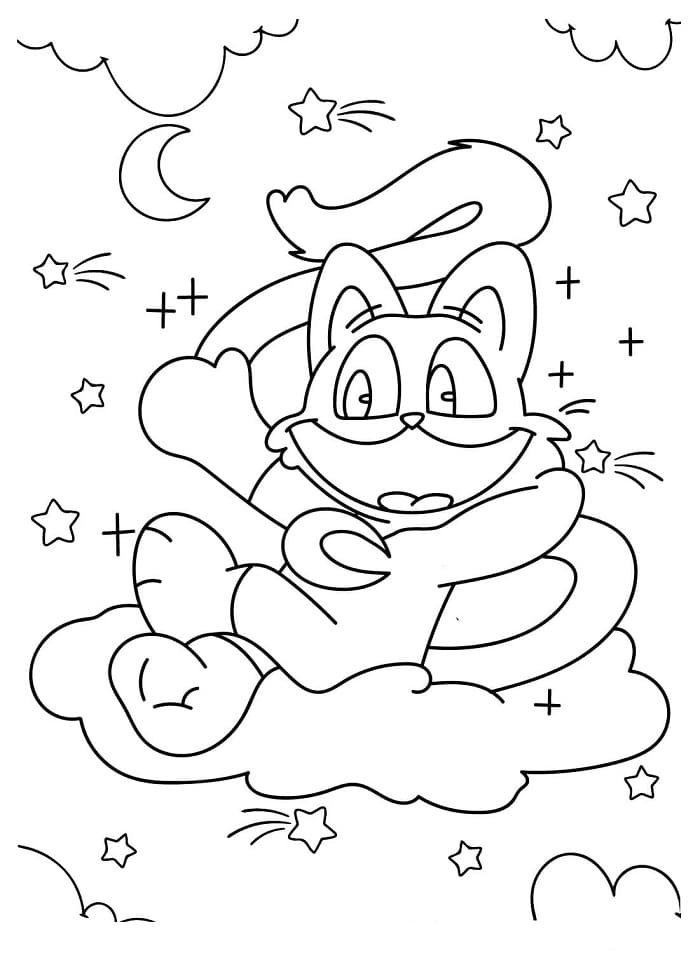 Charakter Catnap ausmalbilder