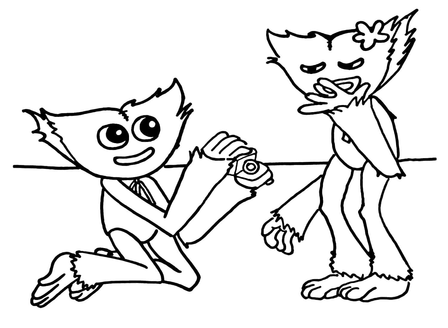 Charakter Kissy Missy ausmalbilder