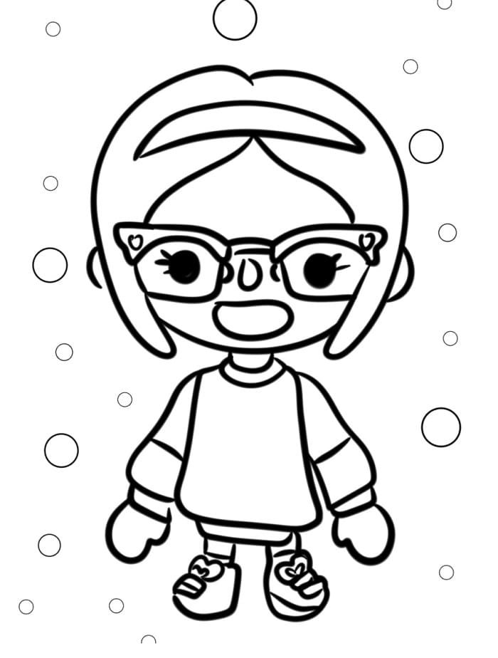 Charakter Toca Boca ausmalbilder