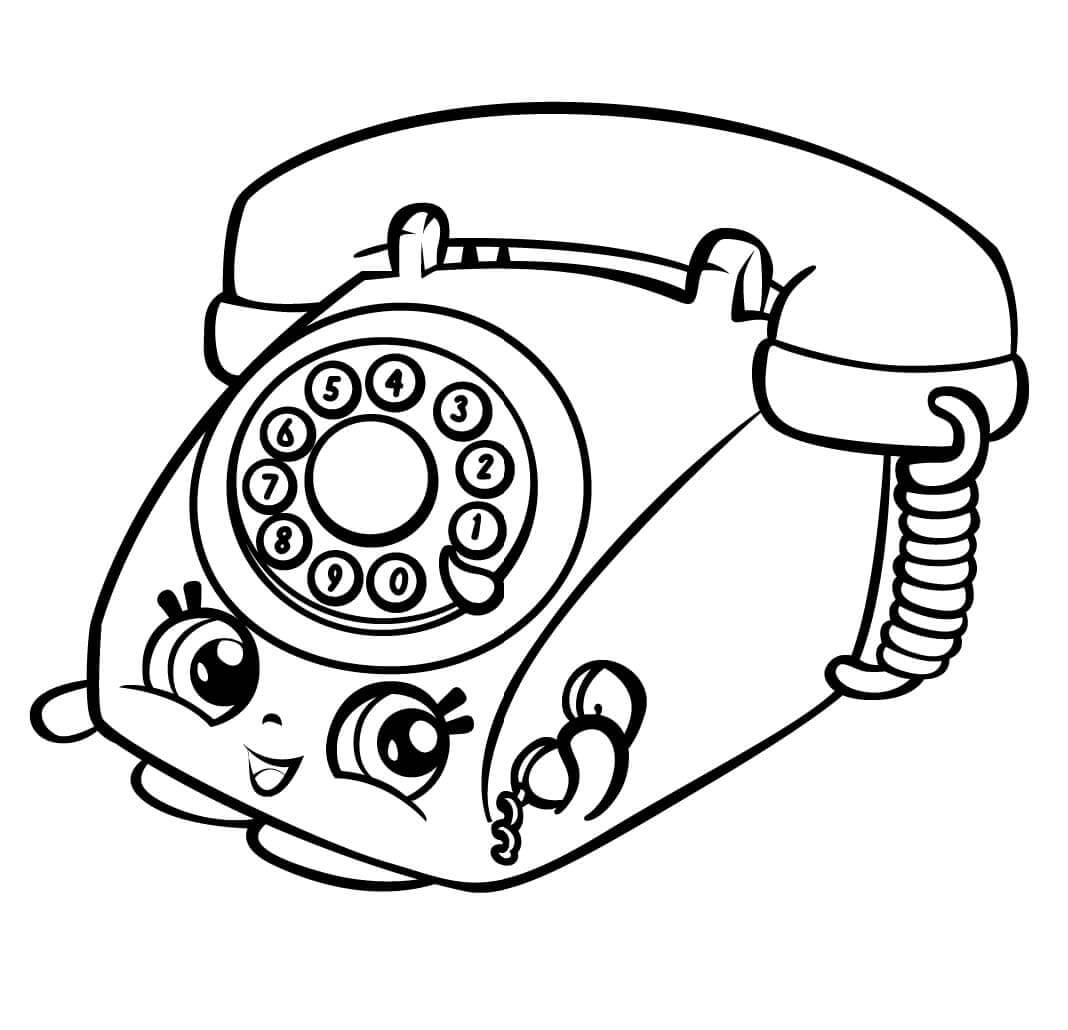 Chatter Rotary Shopkins ausmalbilder