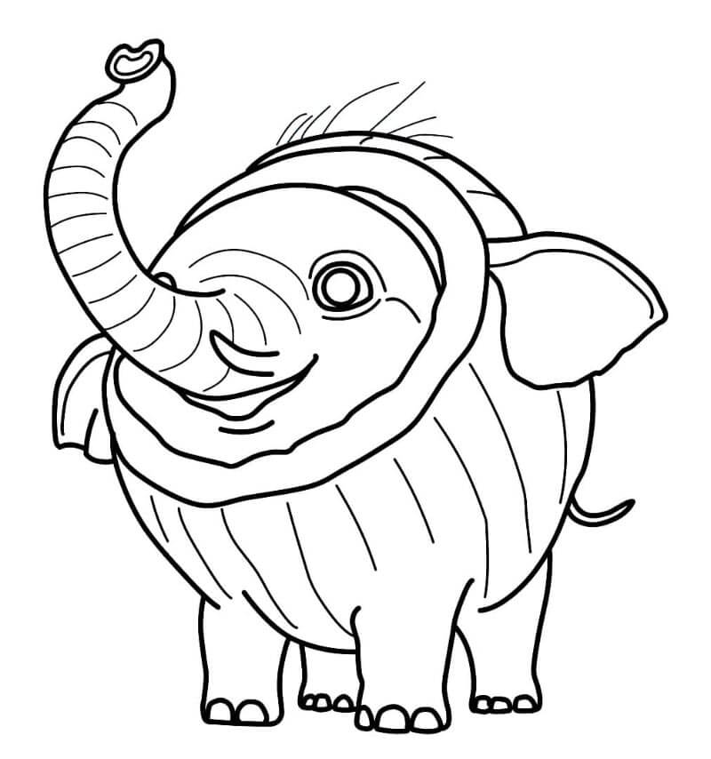 Cocofanto Elefanto Brainrot ausmalbilder