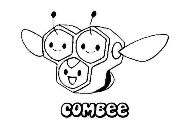 Combee Pokemon ausmalbilder