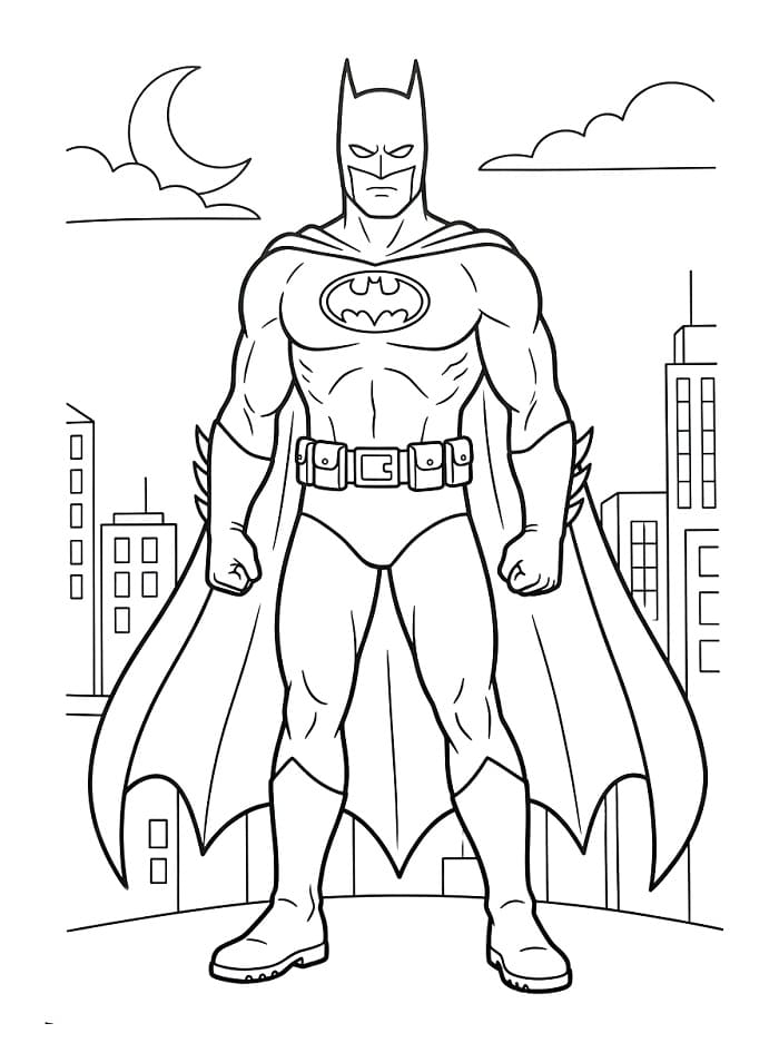 Cooler Batman ausmalbilder