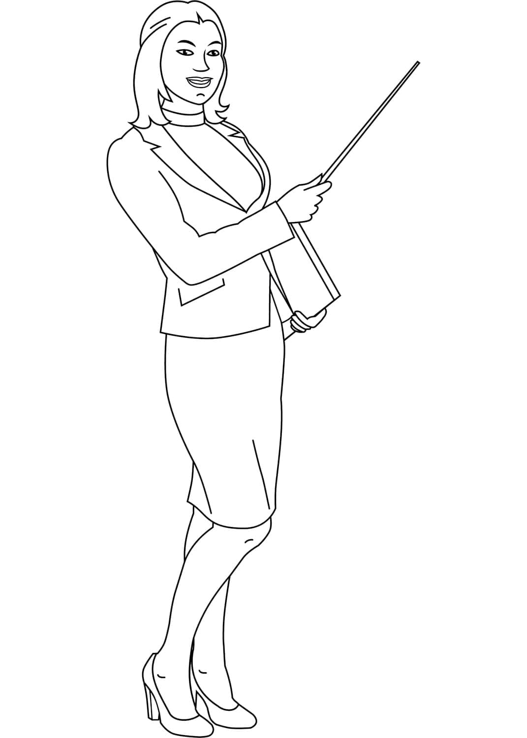 Cooler Lehrer ausmalbilder