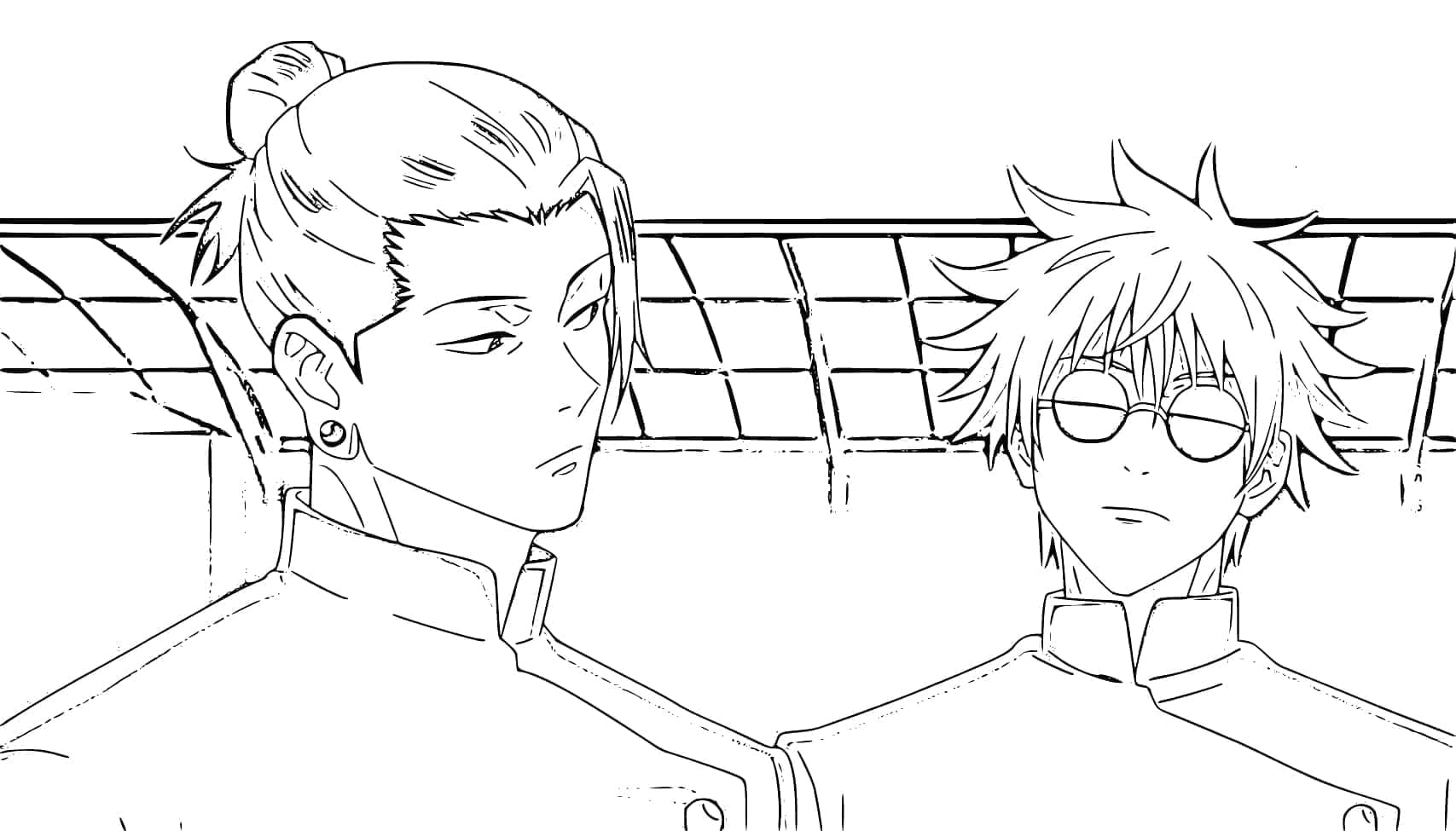 Cooler Satoru Gojo ausmalbilder