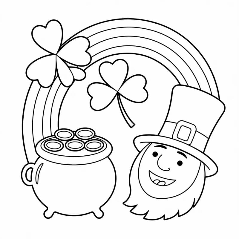 St. Patrick’s Day ausmalbilder