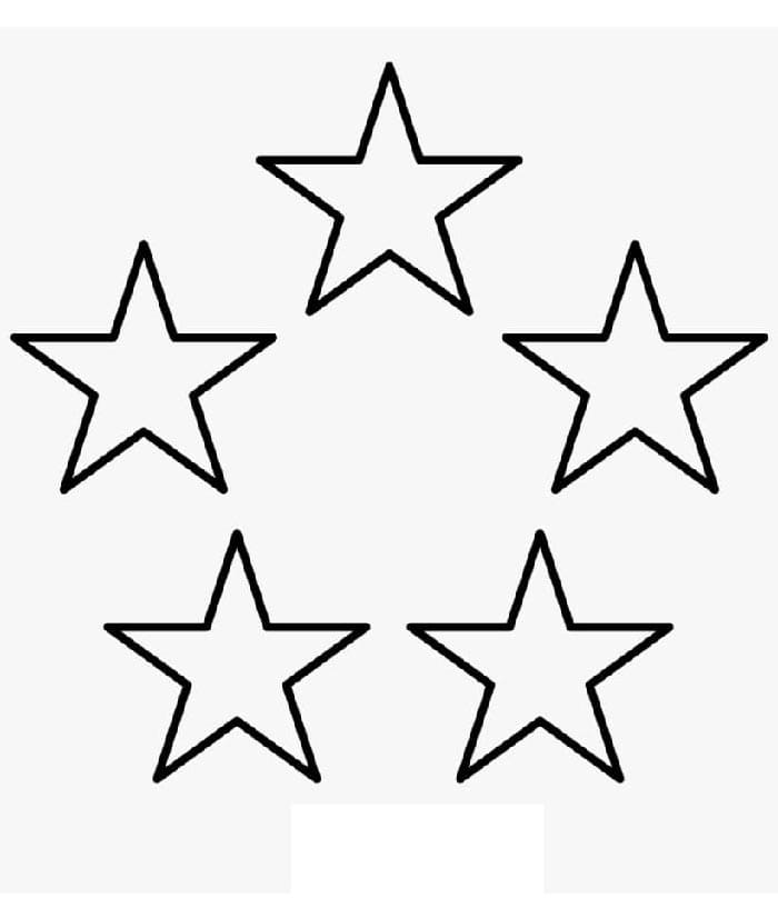 Cooler Stern ausmalbilder