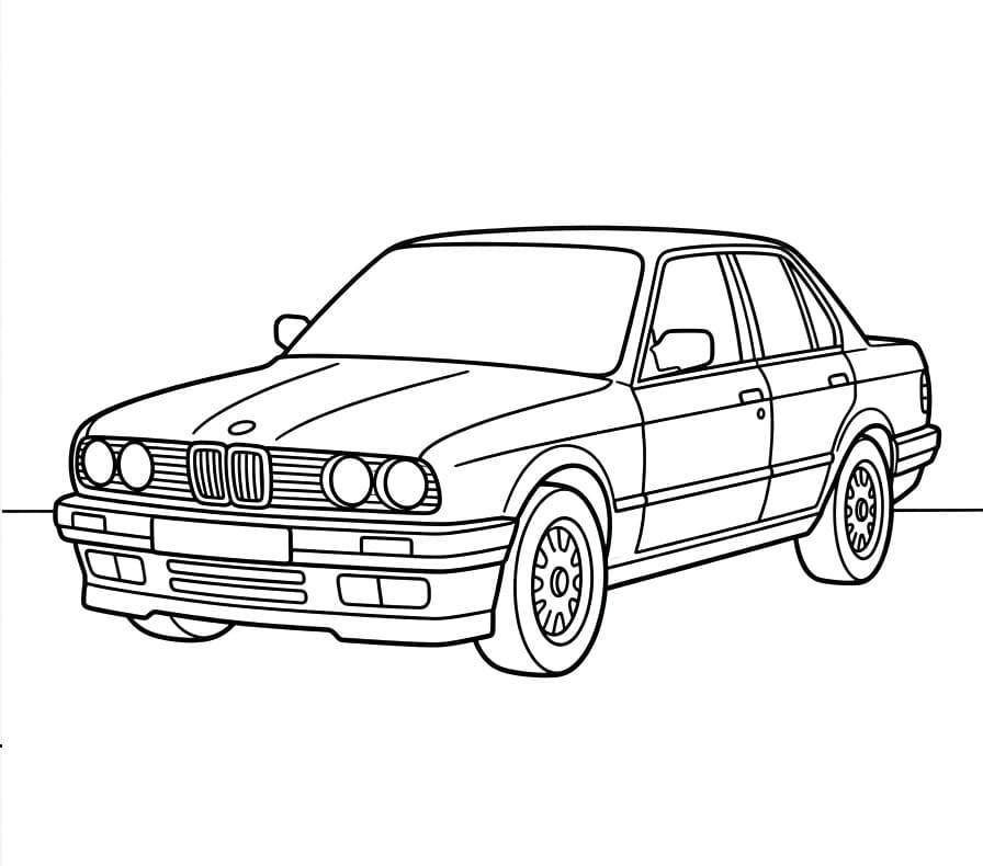 Cooles BMW ausmalbilder